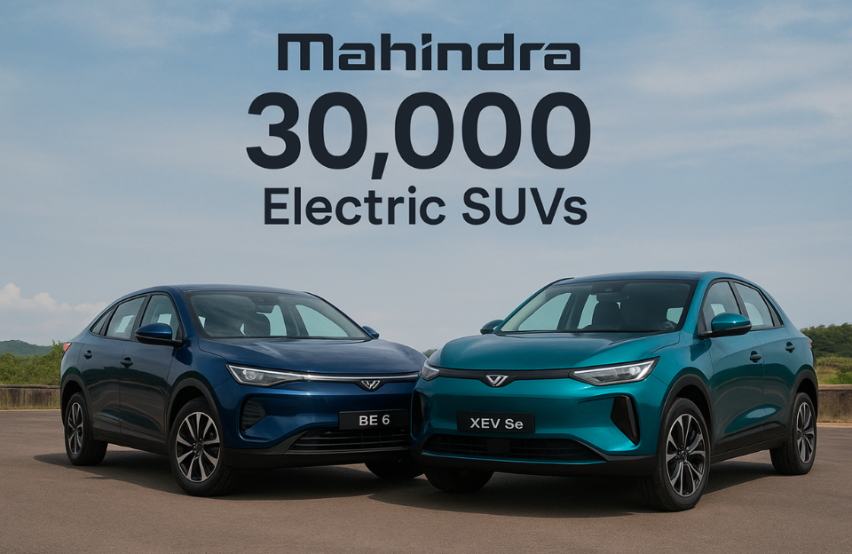30,000 Mahindra Electric SUVs Sold in Just Seven Months