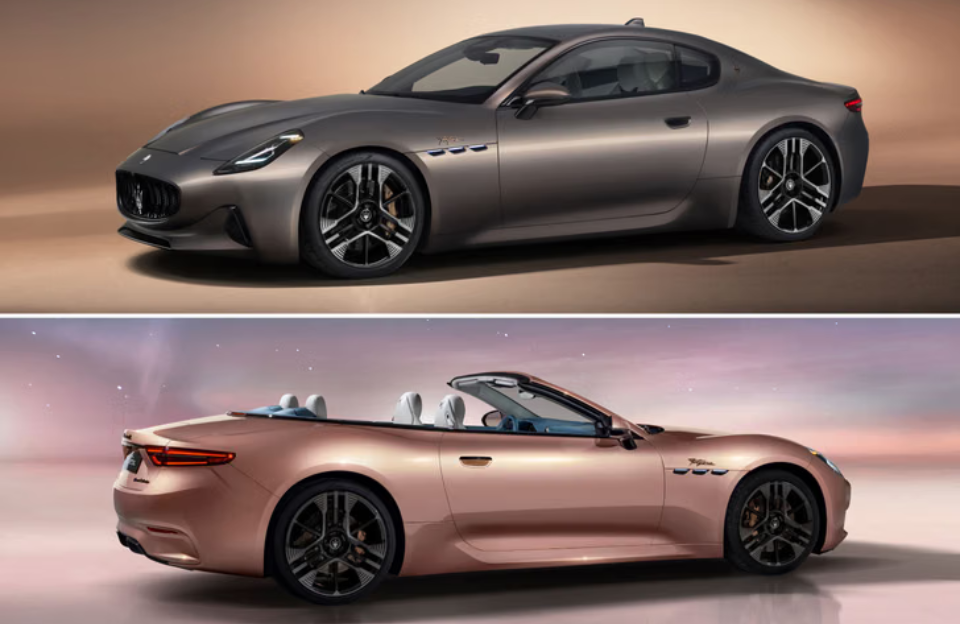 Maserati GranTurismo and GranCabrio Folgore EVs Launched in India from ₹3.05 Crore