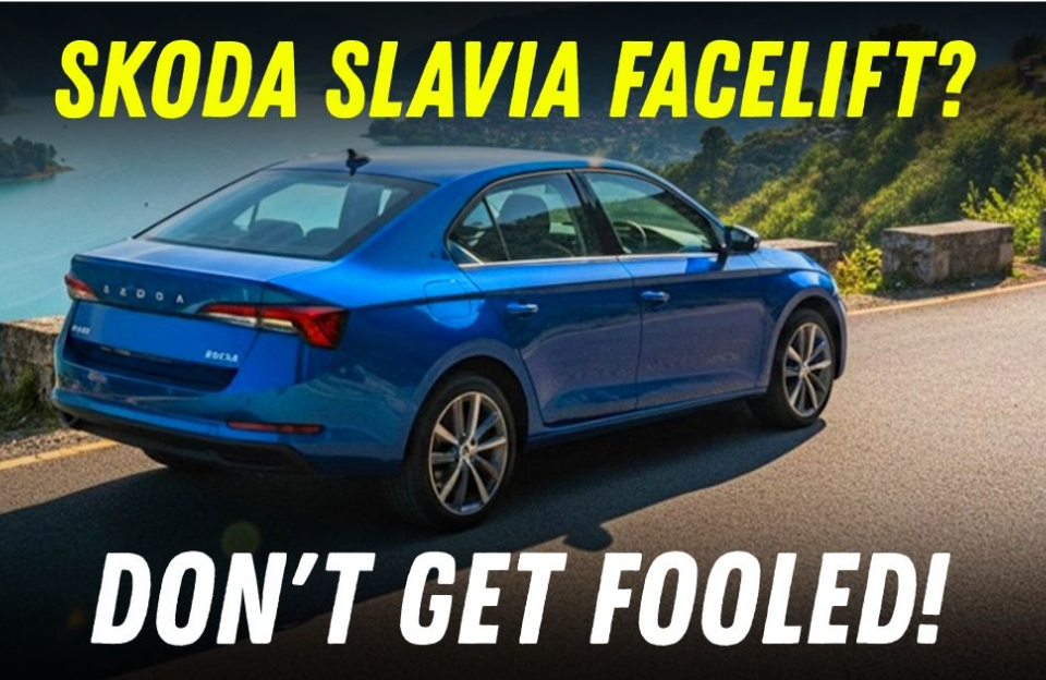 Skoda Slavia Facelift Leak Explained: Viral Image Was AI-Generated