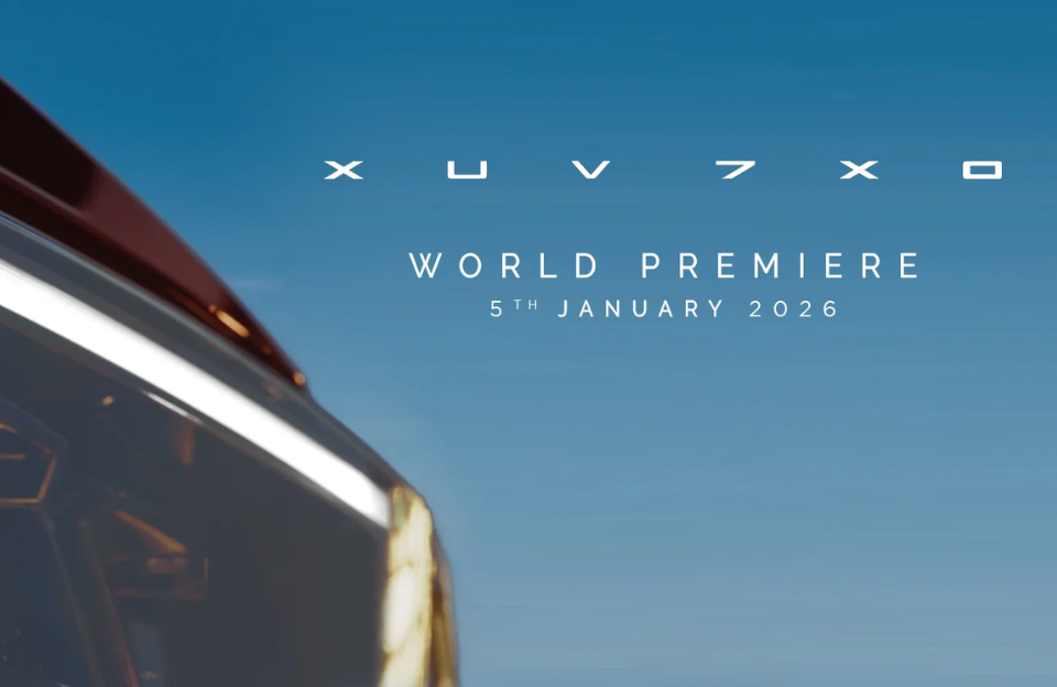 Mahindra XUV700 Facelift to be Called XUV 7XO Launch on January 5, 2026